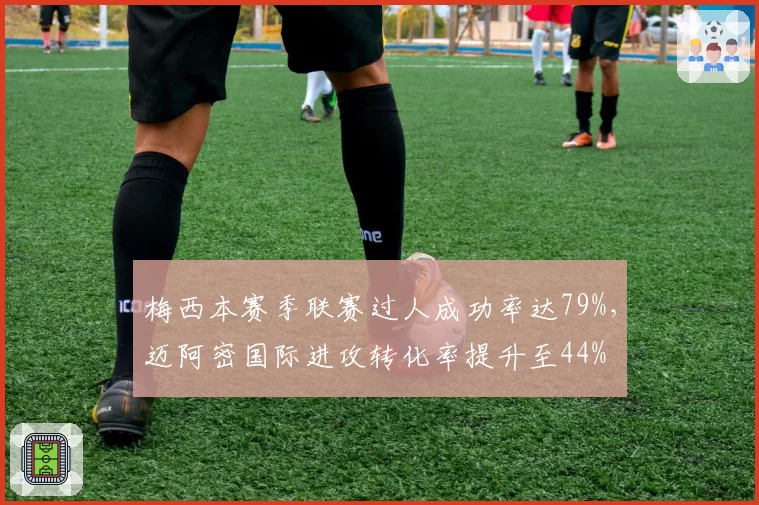 梅西本赛季联赛过人成功率达79%，迈阿密国际进攻转化率提升至44%