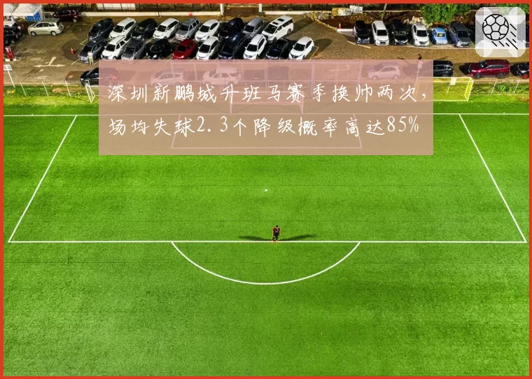 深圳新鹏城升班马赛季换帅两次,场均失球2.3个降级概率高达85%